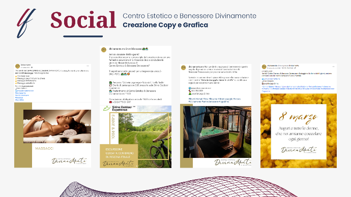 Copy e Grafica Social Centro Benessere Divinamente